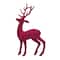 Hello Honey® 13" Pink Flocked Plastic Standing Reindeer Décor